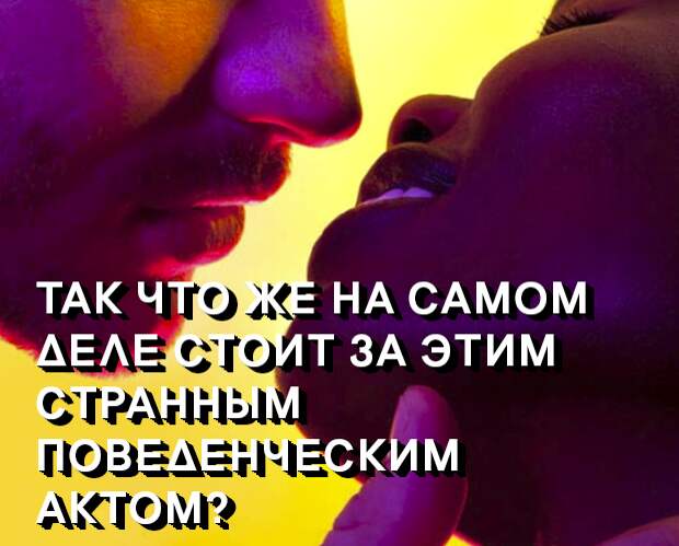 1 почему люди целуются