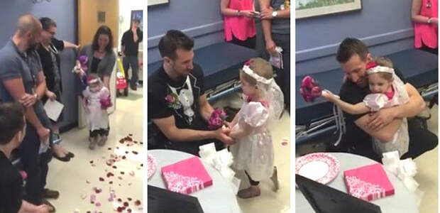 4-летняя девочка вышла замуж за медбрата