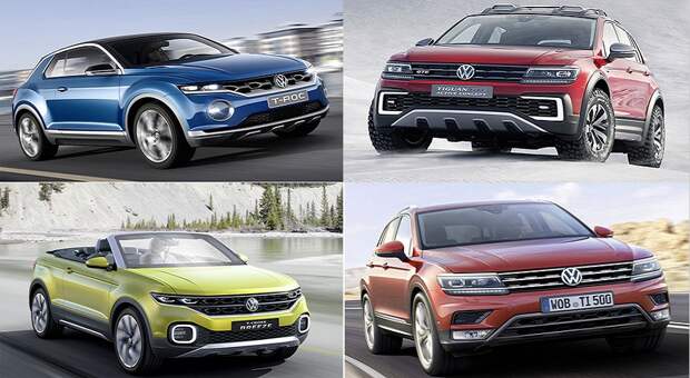 Будущие внедорожники и кроссоверы Volkswagen