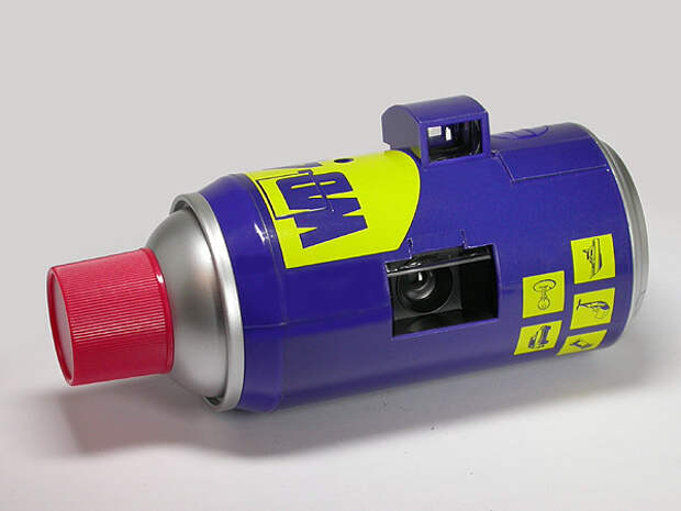 Kamera- und Fotomuseum Kurt Tauber: Öldosen-Kamera WD-40