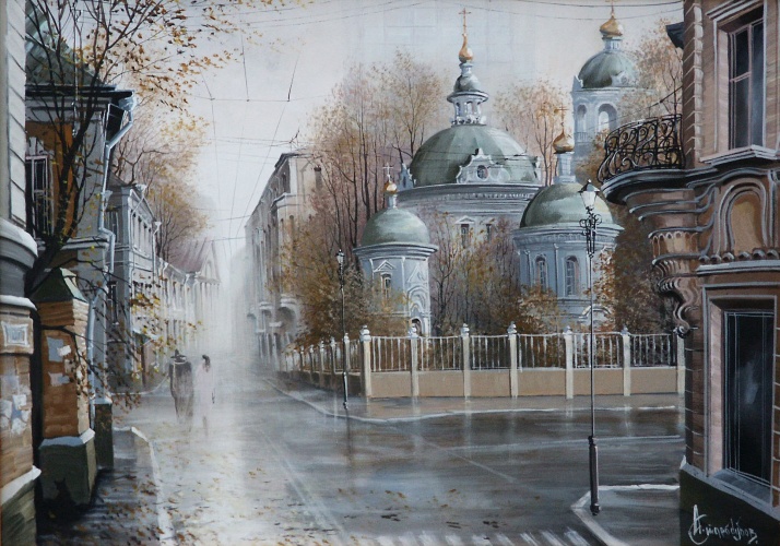 Художник Александр Стародубов - Старая Москва