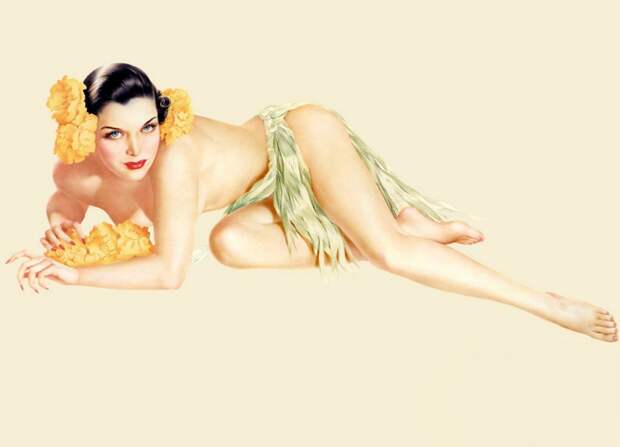 Очаровательные красотки в работах Альберта Варгаса (Alberto Vargas).