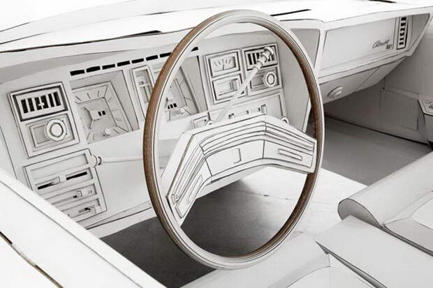 Картонный Lincoln Continental авторства Shannon Goff