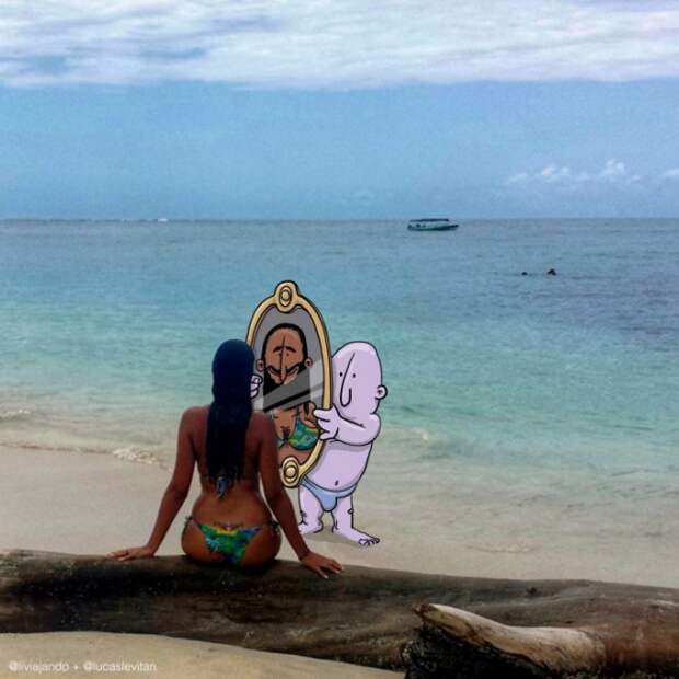 Забавные существа Лукаса Левитана на фото из Instagram (40 фото)