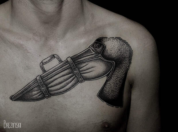 Белорусский мастер делает ошеломительные сюрреалистичные татуировки!