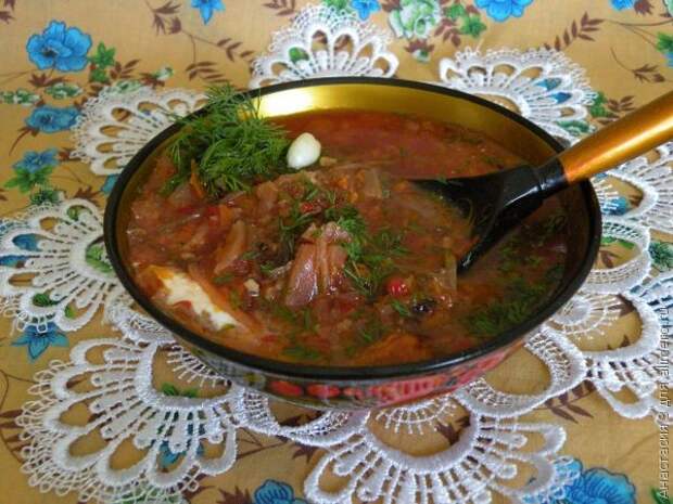 борщ по-казацки