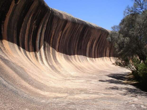 3. Волнистая скала, Западная Австралия красота, мир, природа
