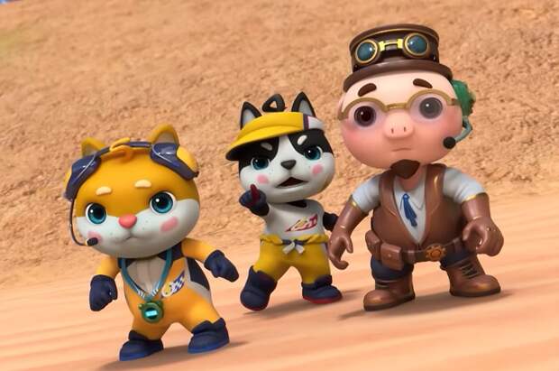 Сближение гонщиков в новой серии «Джи-Джи Бонд: Супергонщик»