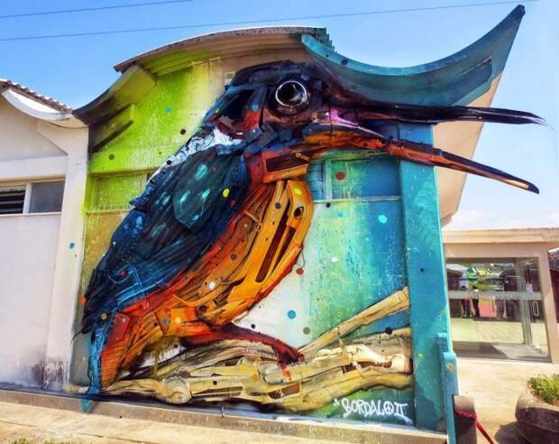 Лиссабон (Португалия). Работа: Bordalo II