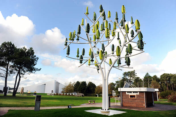 Искусственное дерево для ветровой энергии в центре города. Facepla.net последние новости экологии