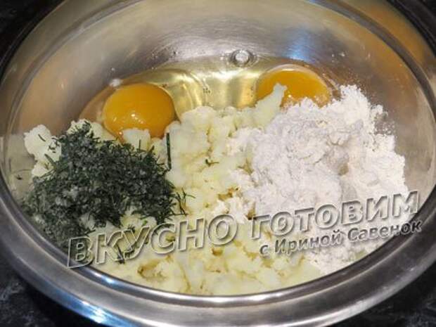 Картофельное гнездо с курицей-3