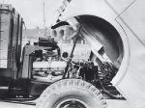 Под кабиной ЗИЛ-169 разместился силовой агрегат от ЗИЛ-130