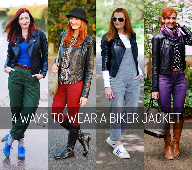 4 Ways to Wear a Biker Jacket