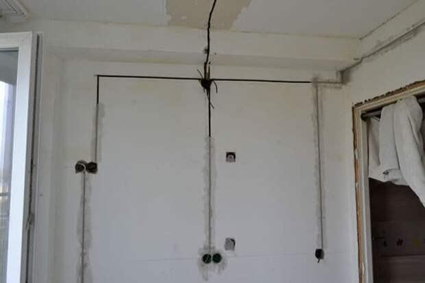 Проводка в комнате