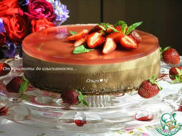 Торт "Два шоколада и лесные ягоды"