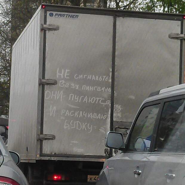чего только не увидишь на русских дорогах 