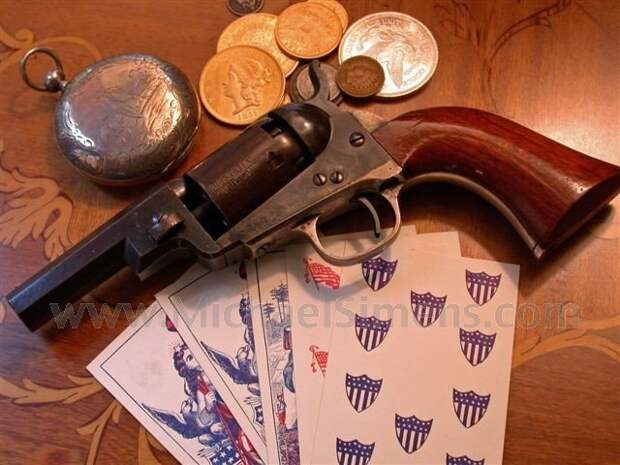 Colt Wells Fargo (1849) винчестер, дикий запад, оружие, револьвер
