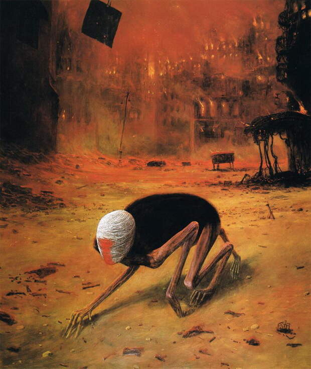 Жуткие картины Zdzisław Beksiński Жуткие картины Zdzisław Beksiński