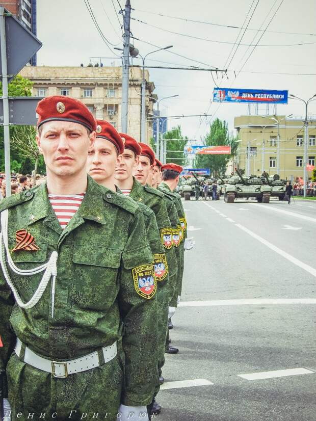 Парад победы в Донецке 9.05.2015.  день победы, донбасс, новоросия