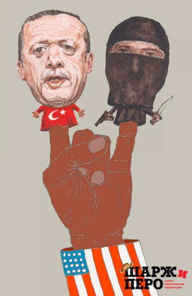 Появились карикатуры на «рогатого» «шайтана Эрдогана»