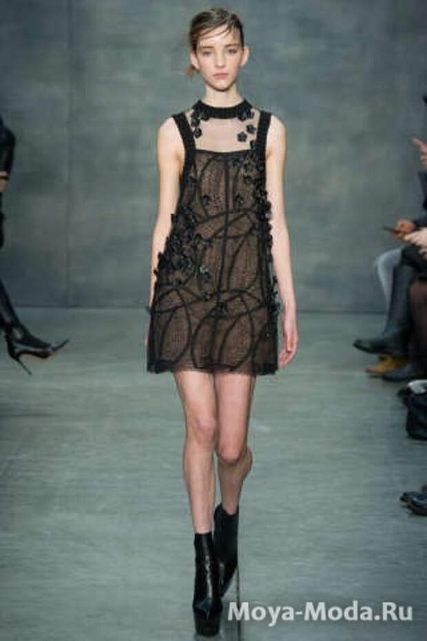 Модные коктейльные платья осень-зима 2015-2016-Vera Wang