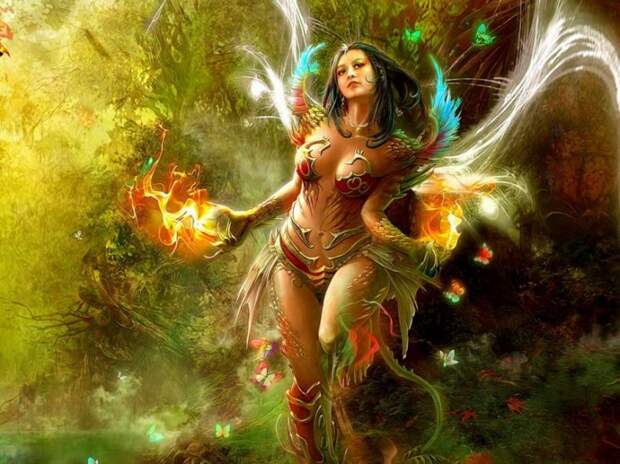 РИСОВАННЫЕ ДЕВУШКИ В СТИЛЕ FANTASY