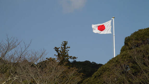 Флаг Японии. Архивное фото