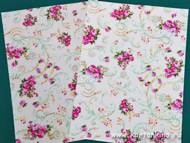 Дизайнерский картон своими руками