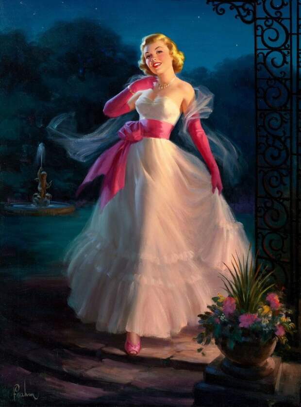 Красотки! Художник-иллюстратор Art Frahm (1907-1981)