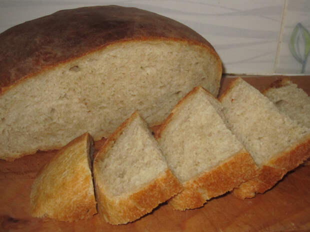 Пшенично -ржаной хлеб на огуречном рассоле