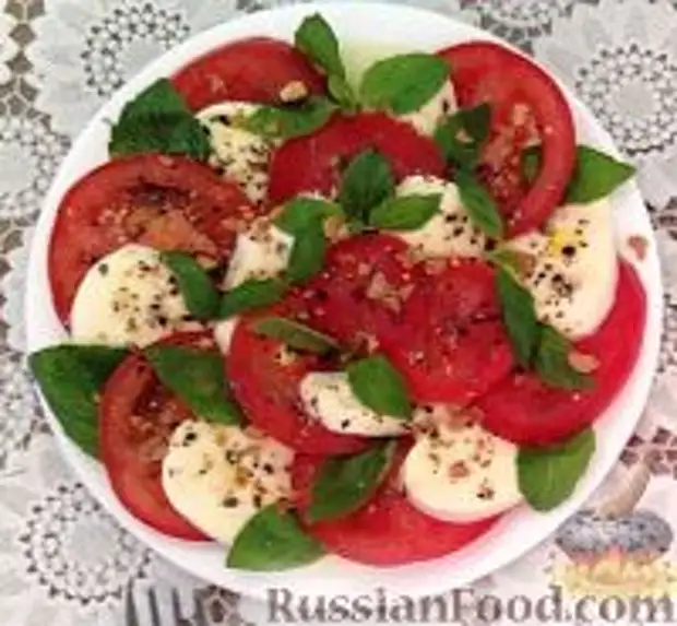 Салат Капрезе Фото