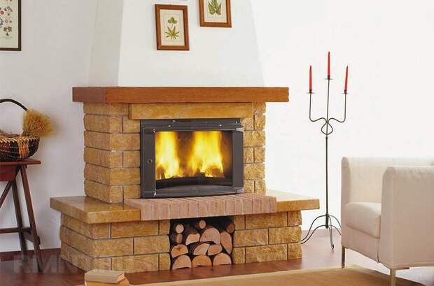 Дровяные печи-камины длительного горения для дачи