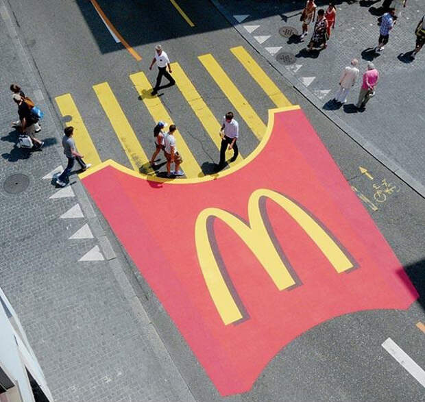 Креативная реклама mcdonalds