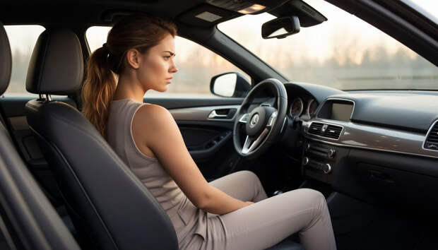 Как избежать болей в спине во время вождения?