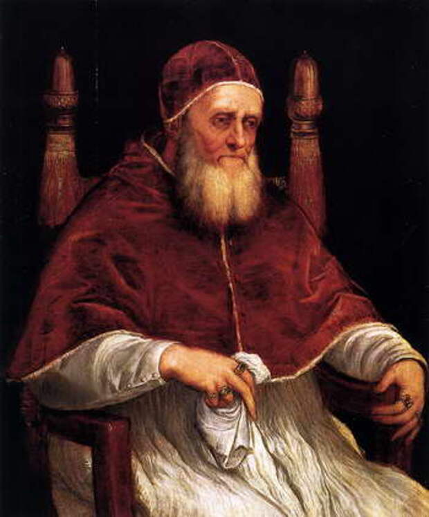 Тициан. Портрет папы Юлия II