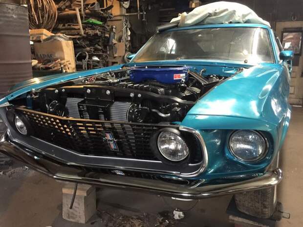 Восстановление Ford Mustang 1969 ford, mustang, авто, восстановление, реставрация