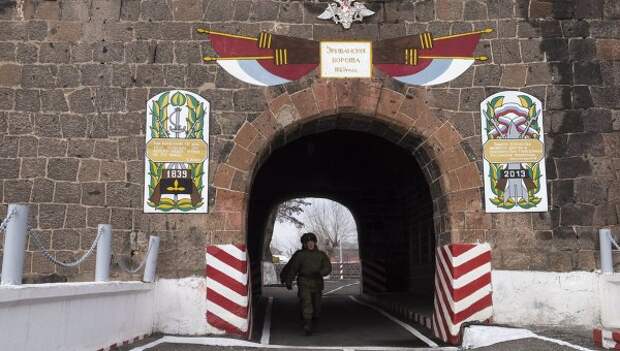 Российская военная база в Армении. Архивное фото