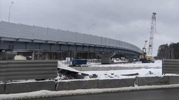 Развязка на Змеиногорском тракте в марте 2025 года / Фото: amic.ru