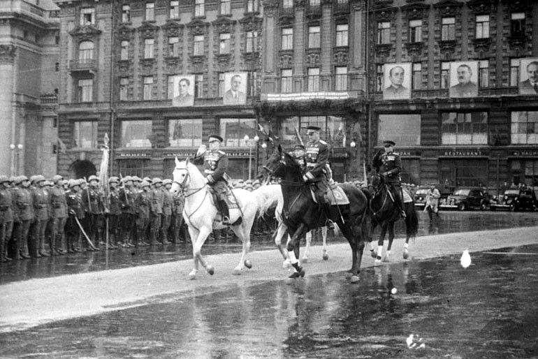 Как проходил первый Парад Победы 24 июня 1945 года 24 июня, парад победы, ссср