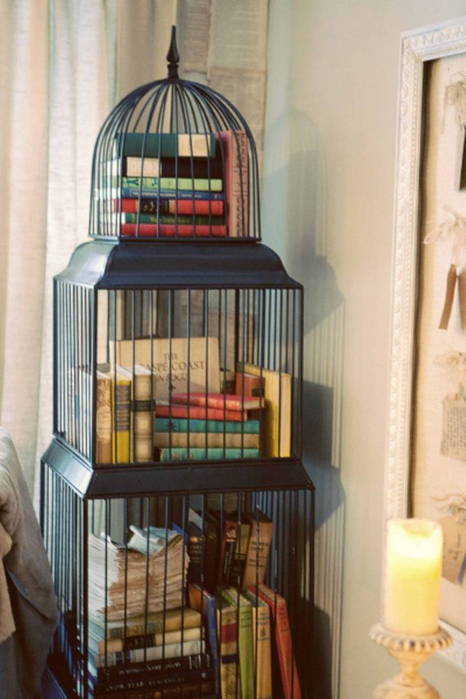 Книги в клетках
