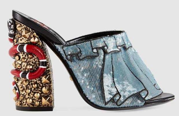 SABOT WITH EMBROIDERY