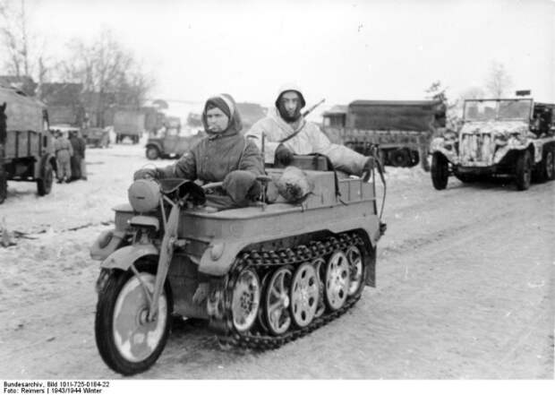 3. NSU Kettenkrad автомобили, военная техника, военные машины