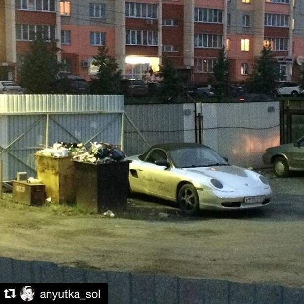Паркуйтесь с умом. Соседи могут не правильно вас понять Паркуйтесь с умом. Соседи могут не правильно вас понять мусор, прикол, юмор