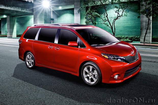 Минивэн Toyota Sienna 2015 представлен в Интернет [Фотогалерея]