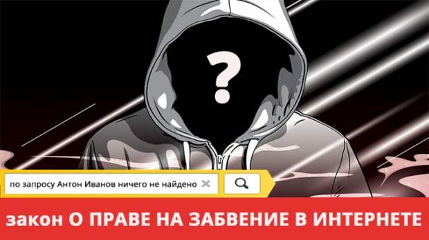 Защита чести в интернете – дело закона о забвении