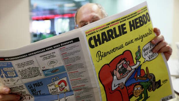 Издание Charlie Hebdo опубликовало карикатуры, героем которых стал утонувший сирийский мальчик Айлан Курди Издание Charlie Hebdo опубликовало карикатуры, героем которых стал утонувший сирийский мальчик Айлан Курди