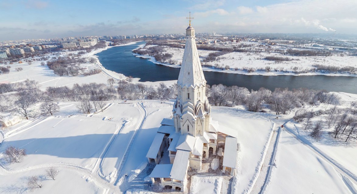 Аэрофотопанорама: льды и снега