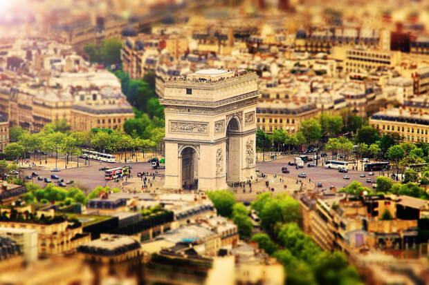 Когда мегаполисы - словно миниатюры: города и эффект tilt-shift