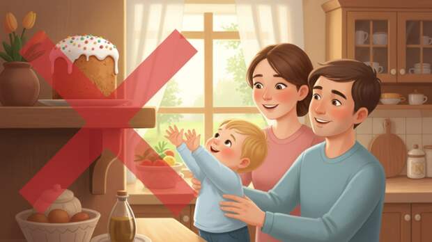 Педиатр Налегач: кулич не стоит давать детям до двух — трёх лет