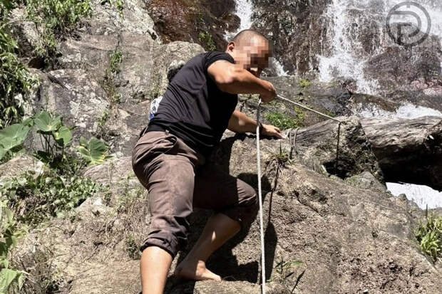 В Таиланде француз поскользнулся и упал с водопада во время селфи